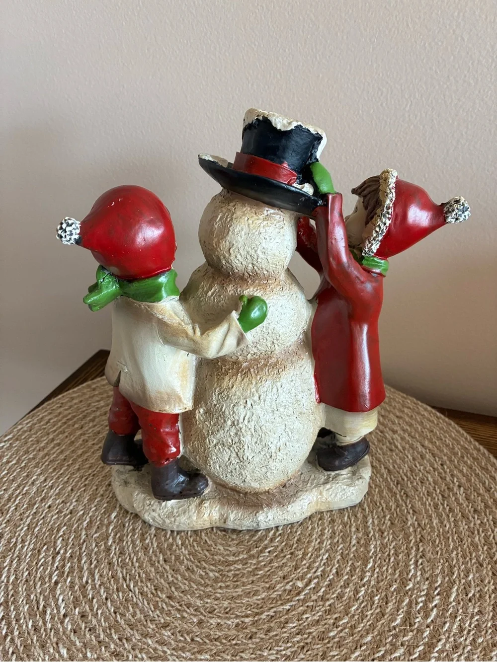 Hobby Lobby Children with Snowman Holiday Figurine